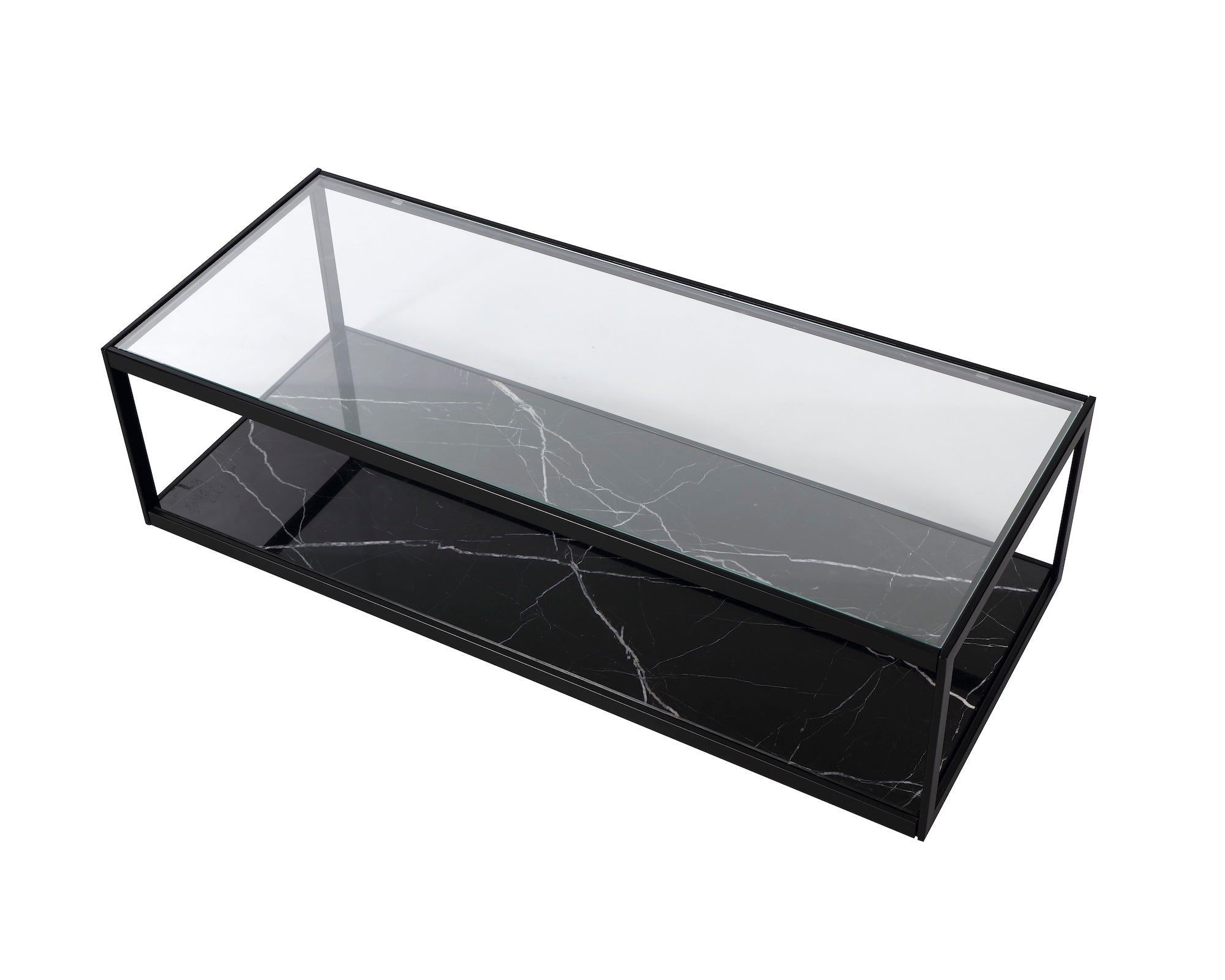 Tamon Coffee Table - Black Marble