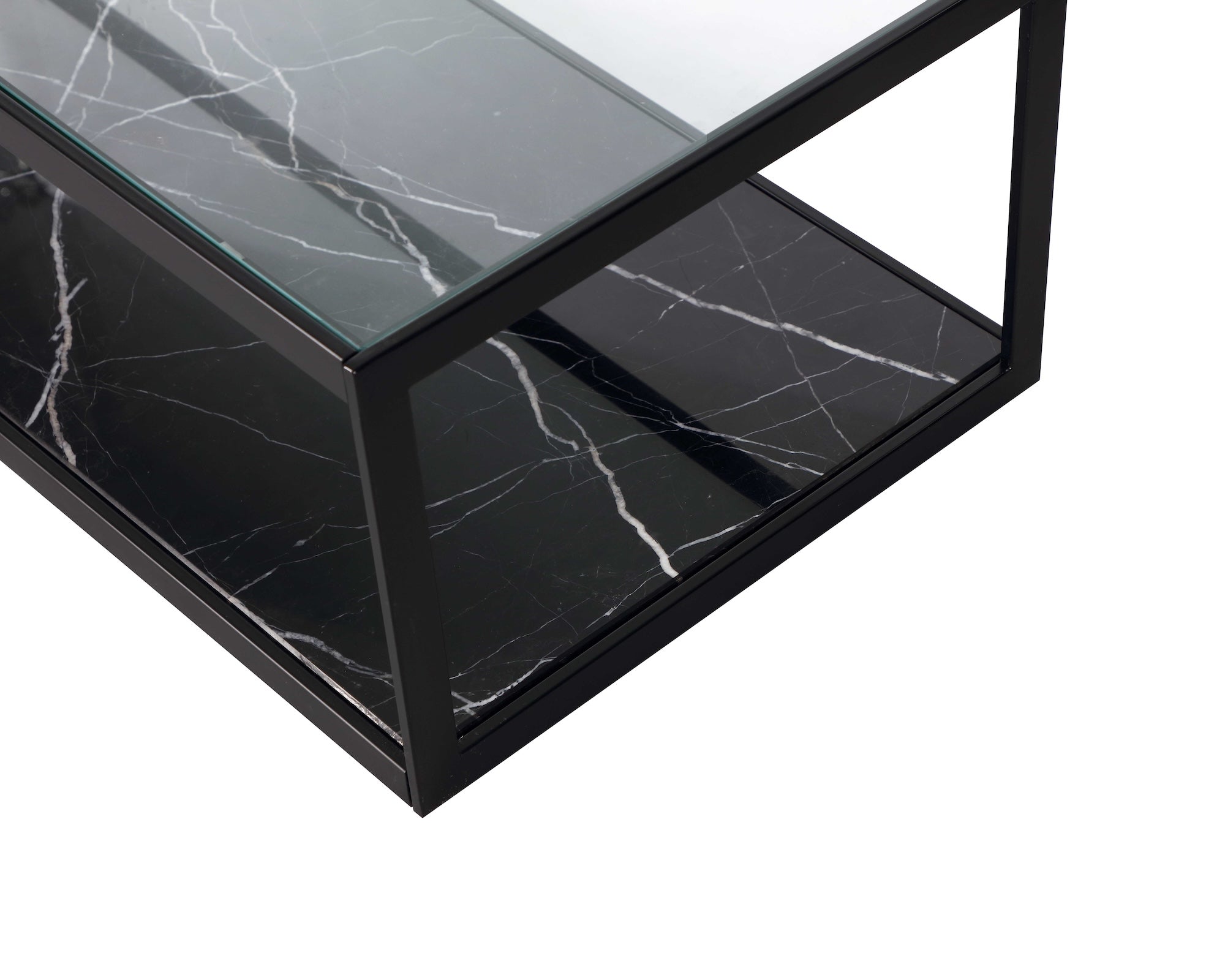 Tamon Coffee Table - Black Marble
