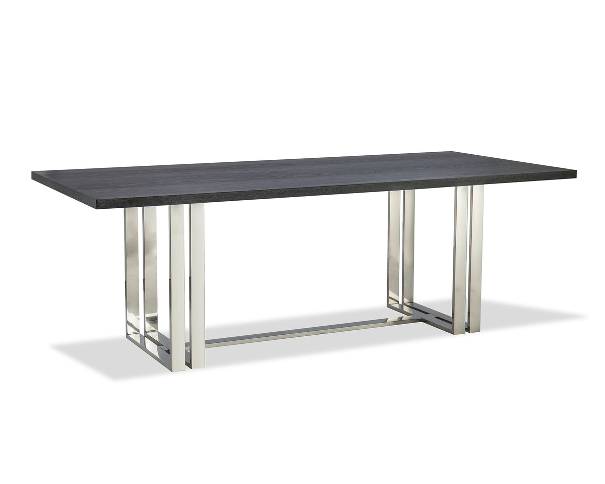 Lennox Dining Table - Black Ash Veneer PSS