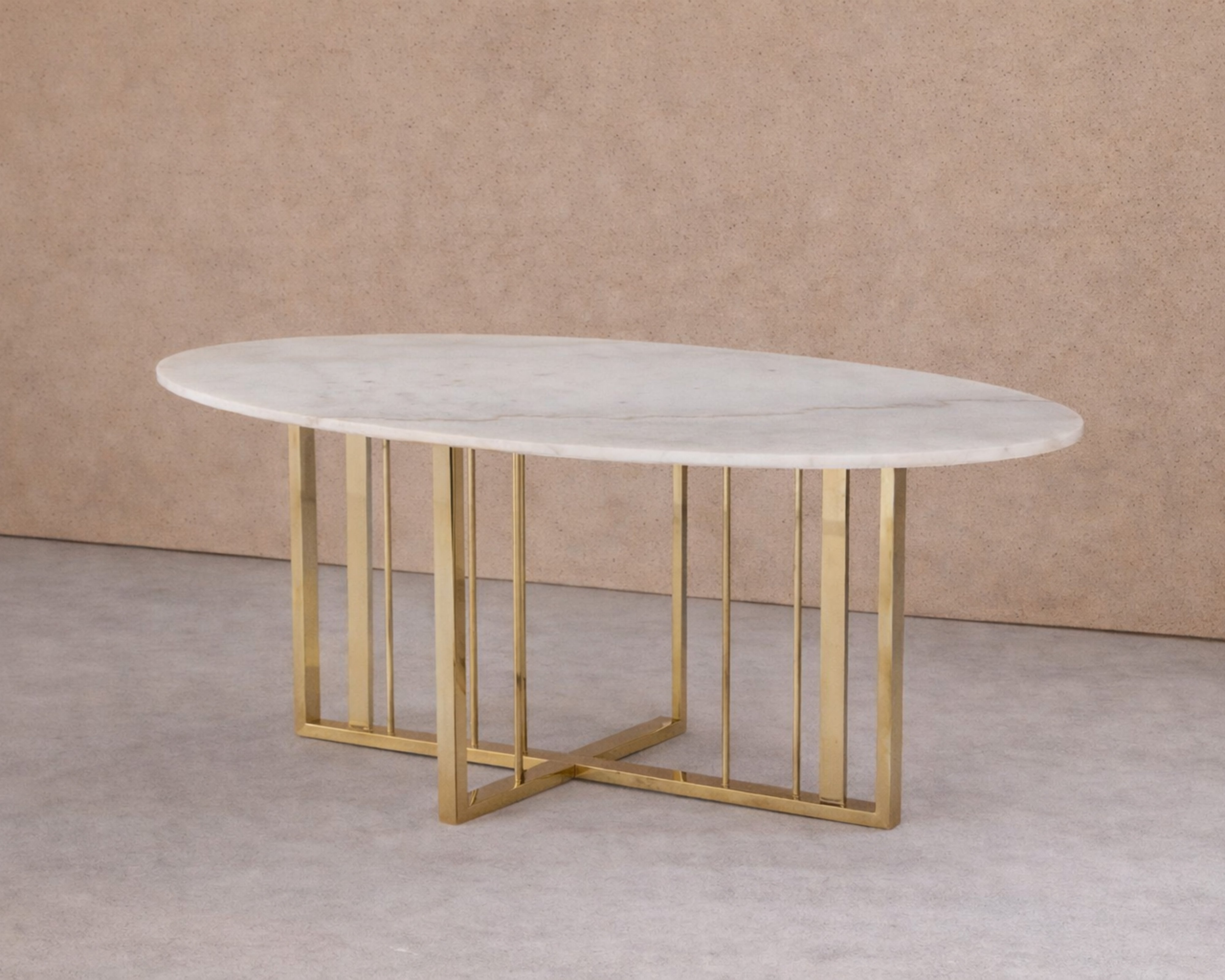 Fenty Dining Table - White Marble