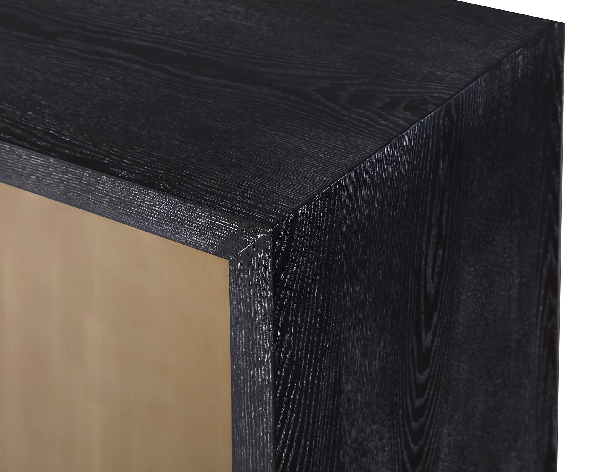 Camden Sideboard  - Ebony Cerused Ash/Brushed Brass