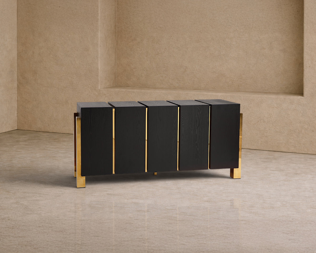 Enigma Sideboard - Black Ash Veneer