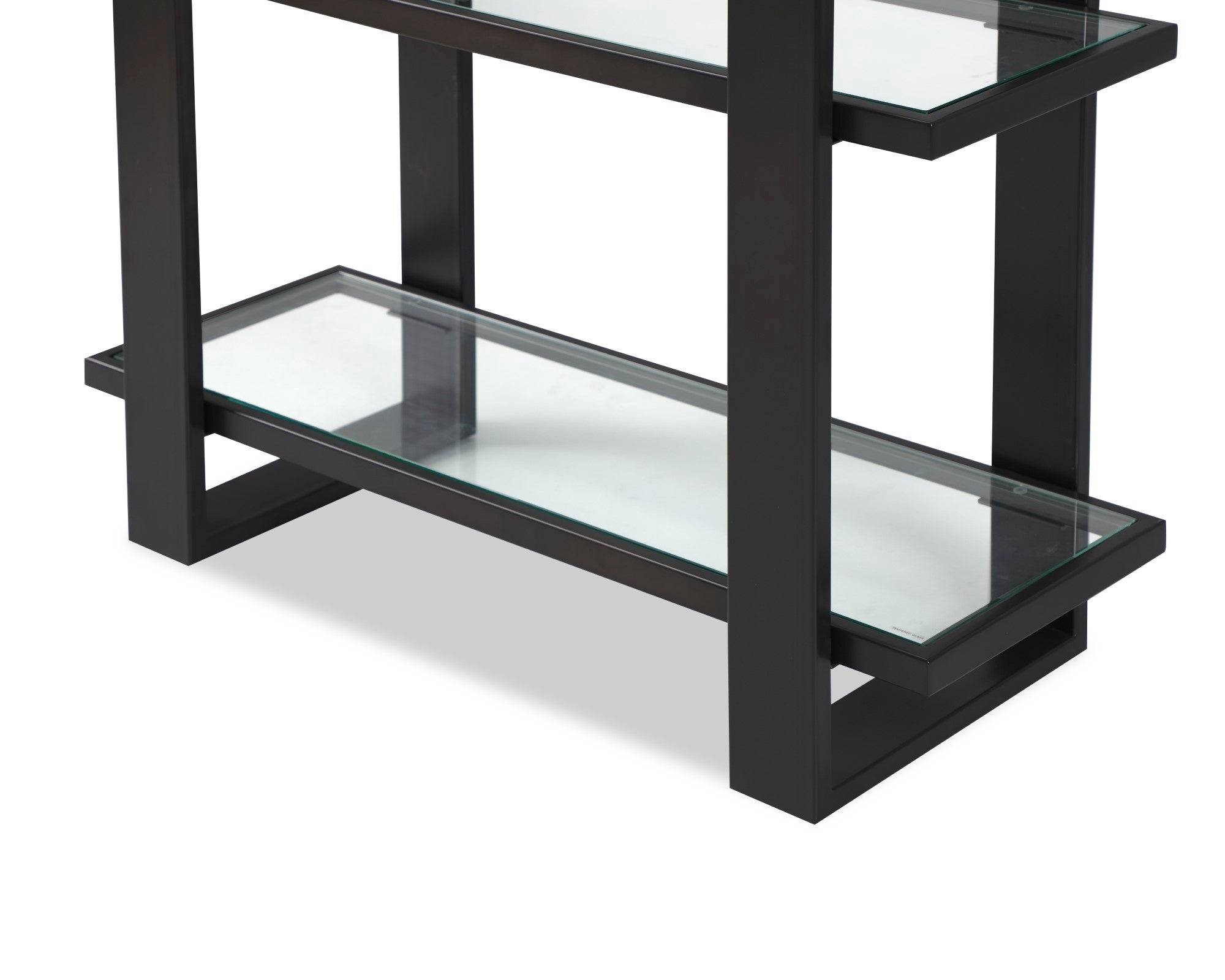 Arundel Shelving  - Glass/Industrial Brown
