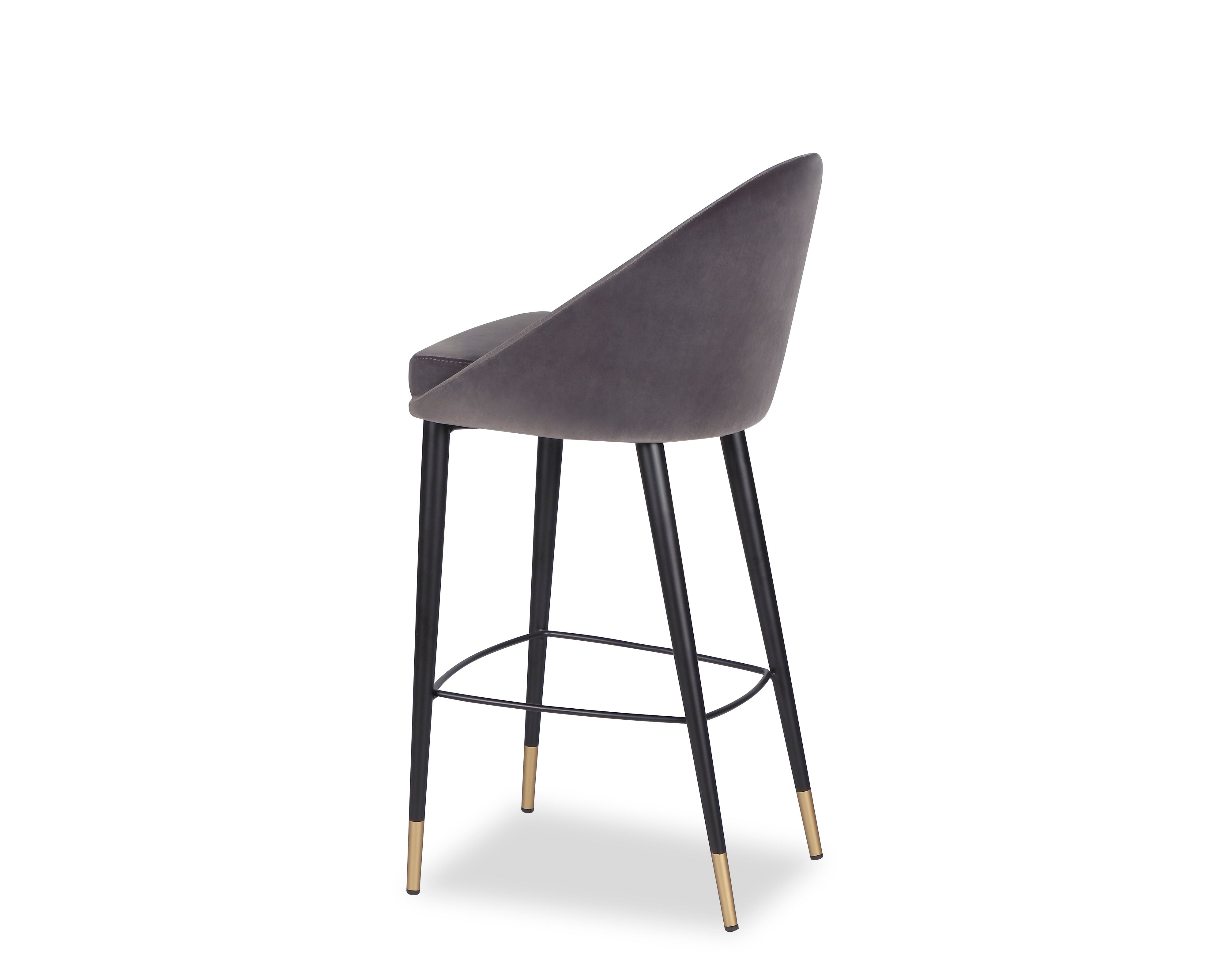 Arden Bar Stool  -  Gainsborough Nickel Grey