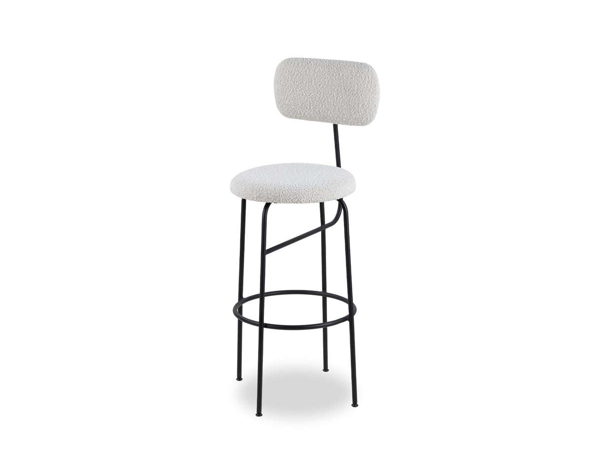 Seclus Bar Stool  -  Boucle Sand