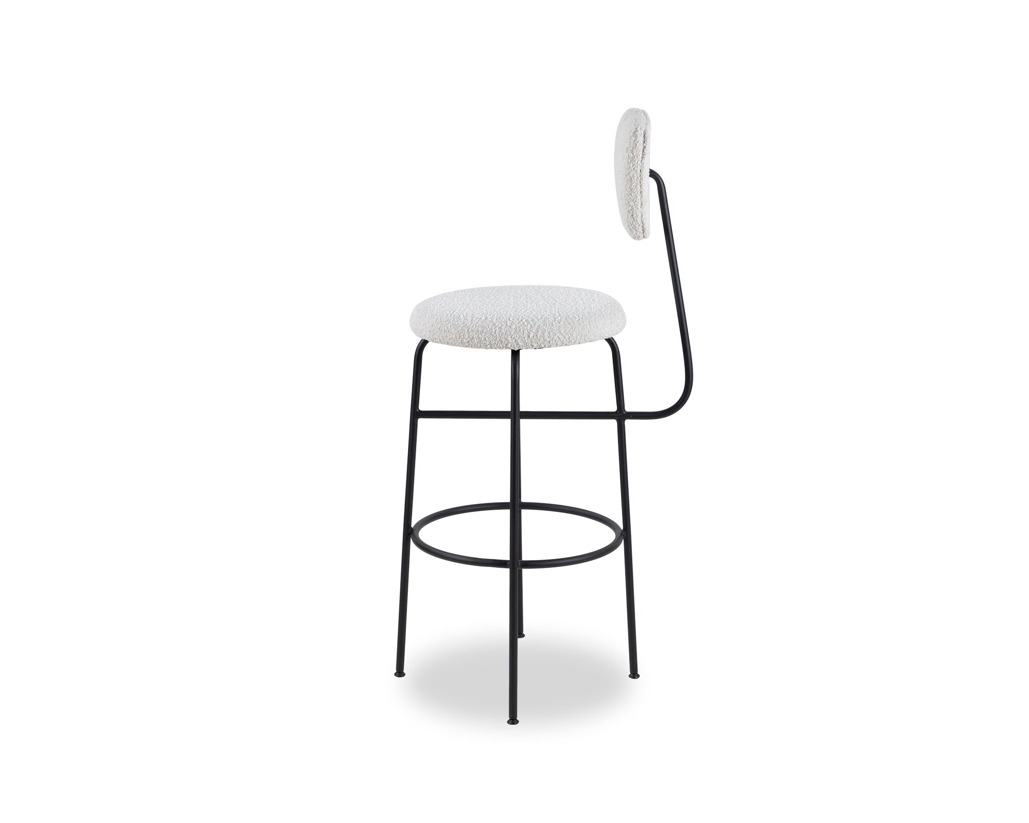 Seclus Bar Stool  -  Boucle Sand