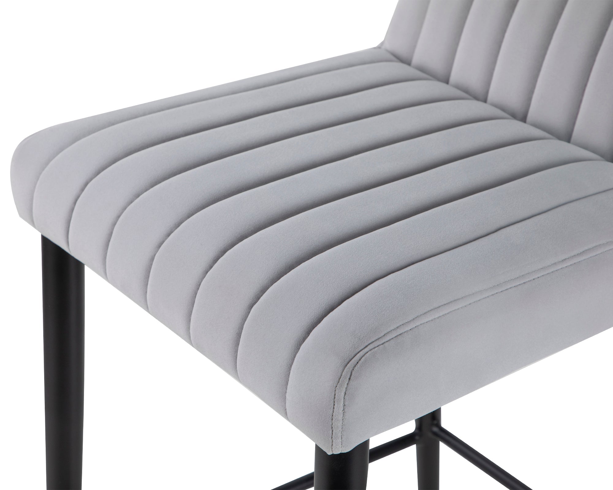 Coltrane Bar Stool  -  Toscana Misty Velvet