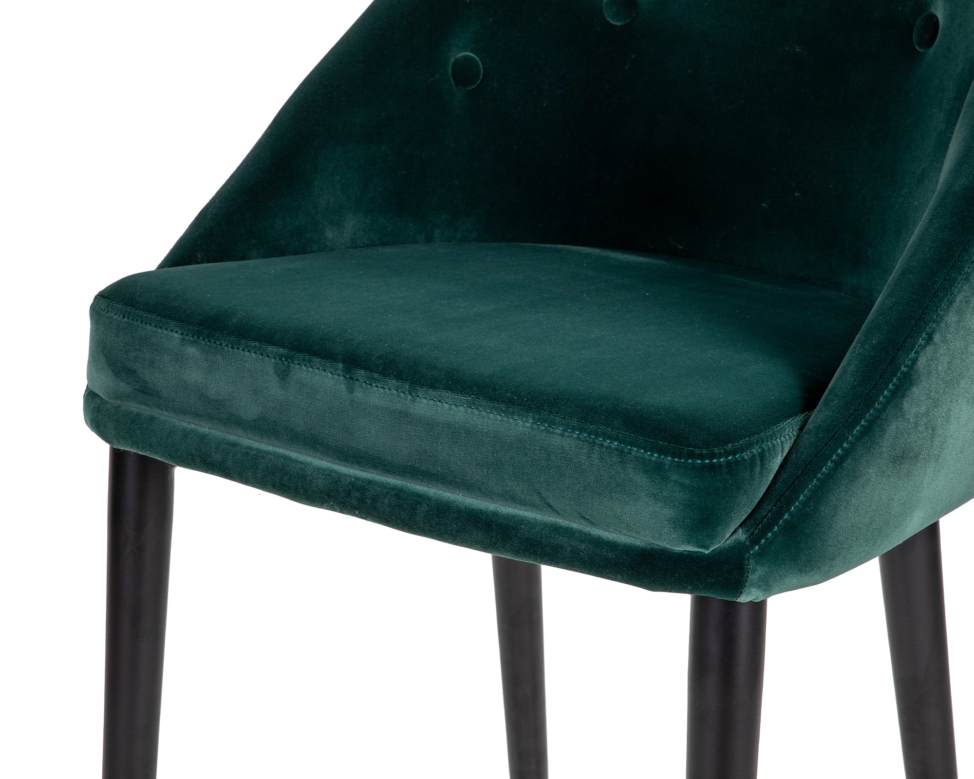 Arden Counter Stool  -  Gainsborough Emerald Green Velvet