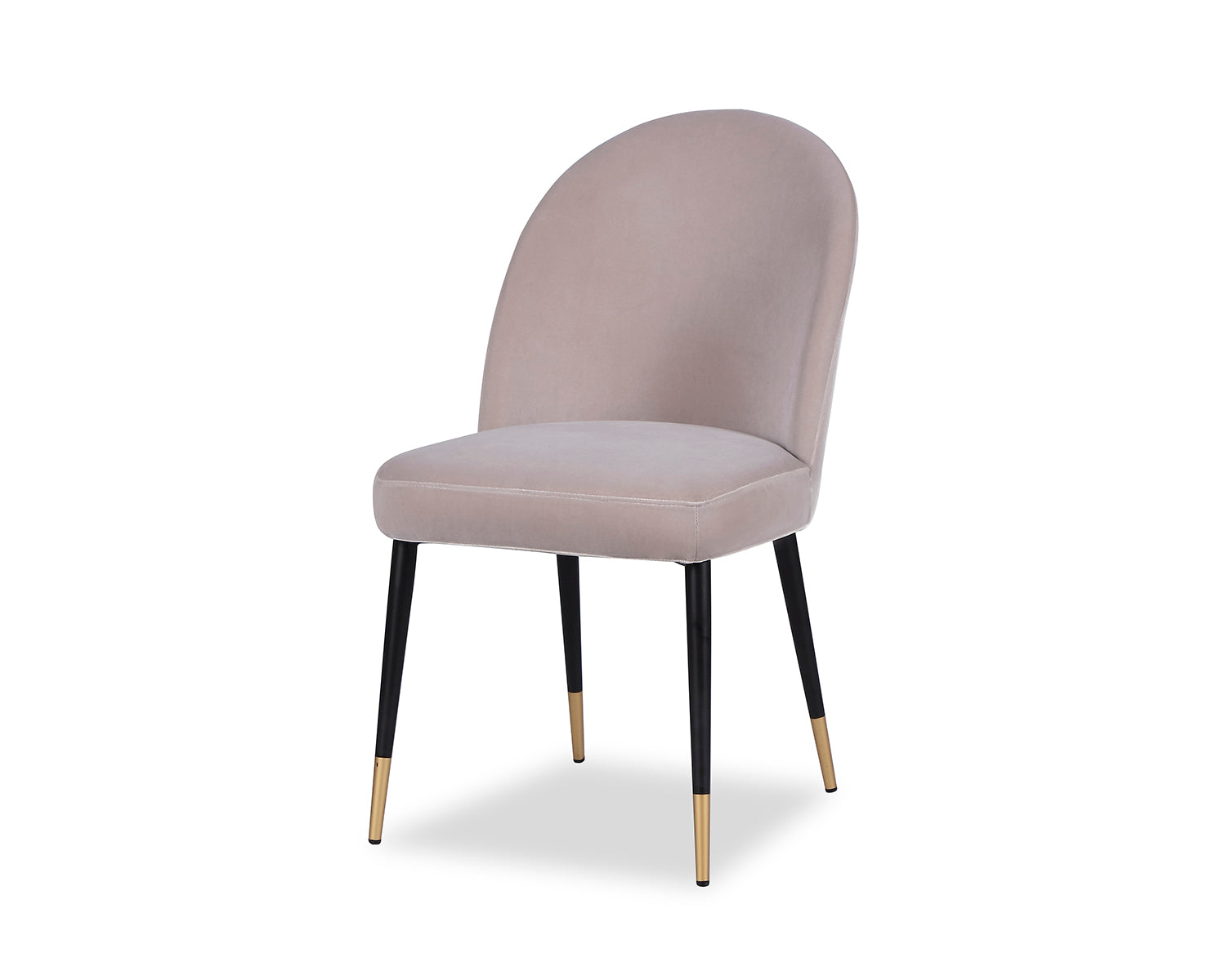 Alfa Chair (set of 2)  -  Gainsborough Dorian Grey Velvet