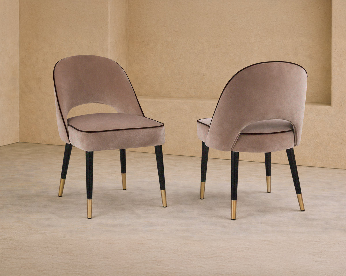Yves Dining Chair (set of 2) - Gainsborough Tobacco