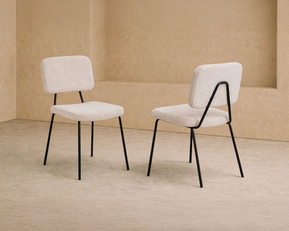Tatini Dining Chair - Boucle Sand (Set of 2)
