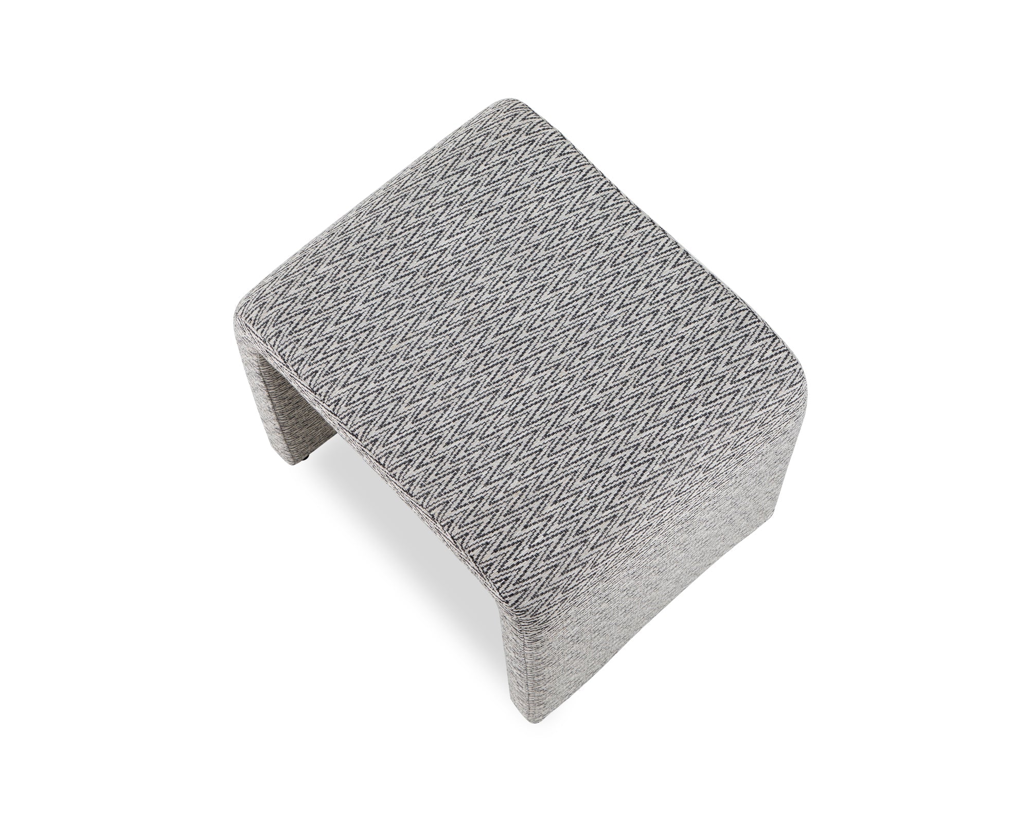 Mahak Low Stool  -  Emporio Pattern Fabric