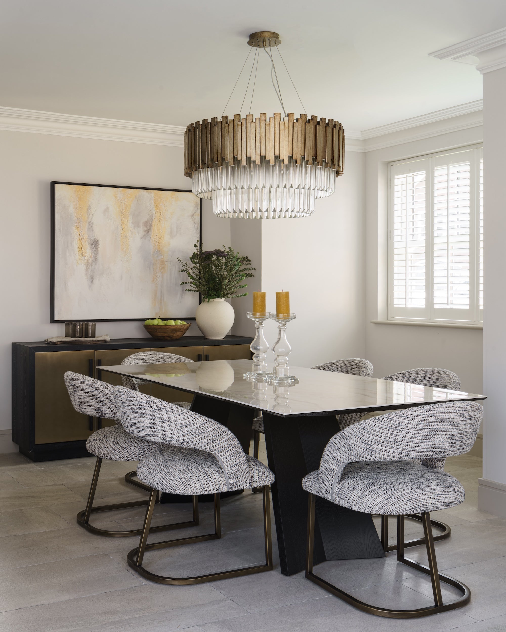 Alfie Dining Chair - Sherpa Grey