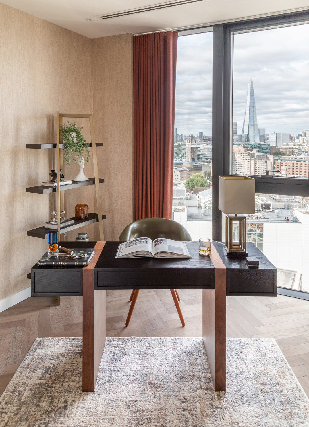 Borgo Desk - Walnut/Wenge