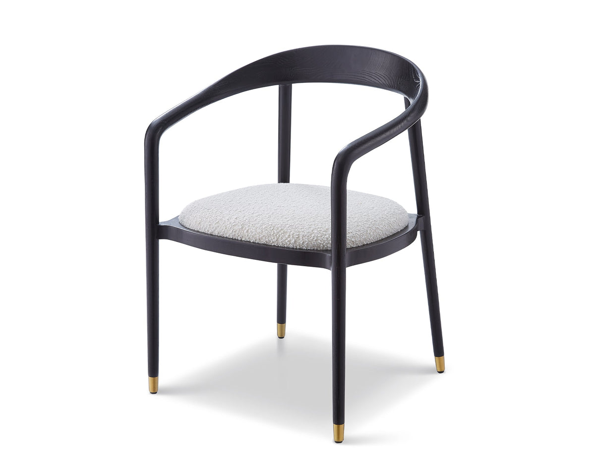 Fluid Dining Chair  -  Boucle Sand