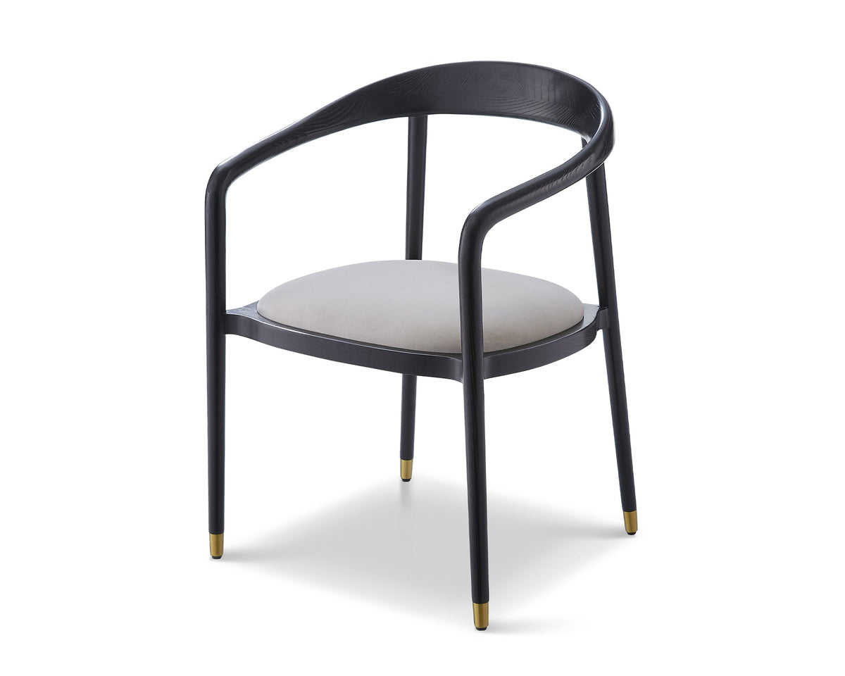 Fluid Dining Chair  -  Gainsborough Ash Grey