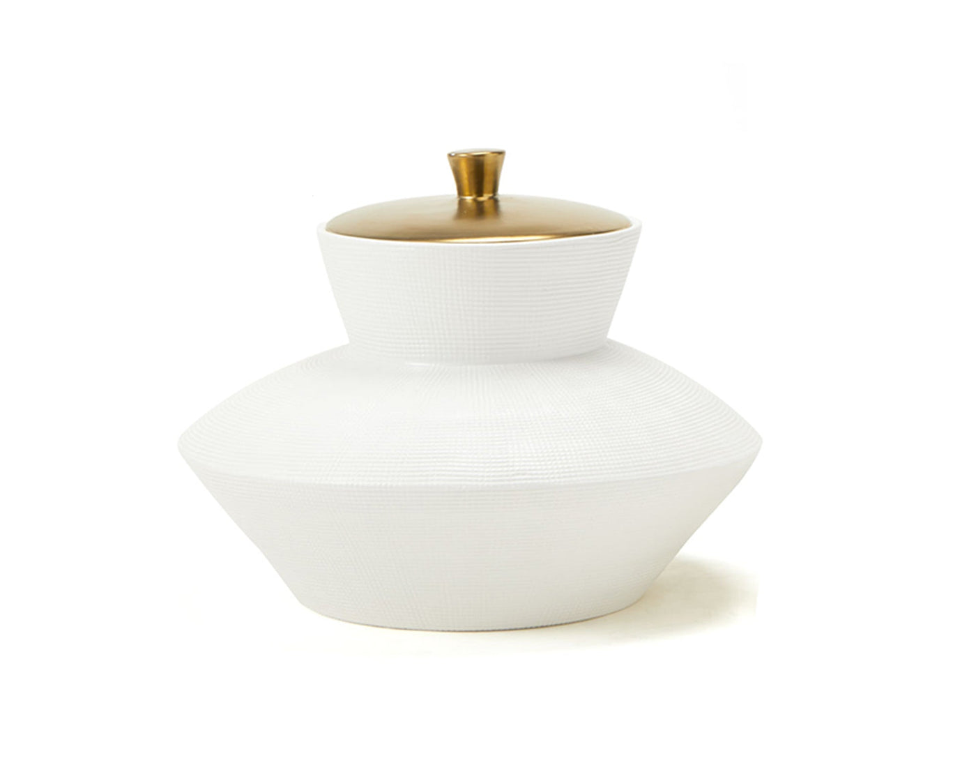 Raven Jar I (Large) - White Ceramic