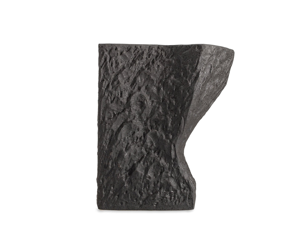 Quarry Vase I - Black Ceramic