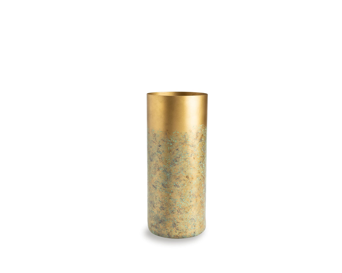 Inger I Vase - Golden Finish Steel