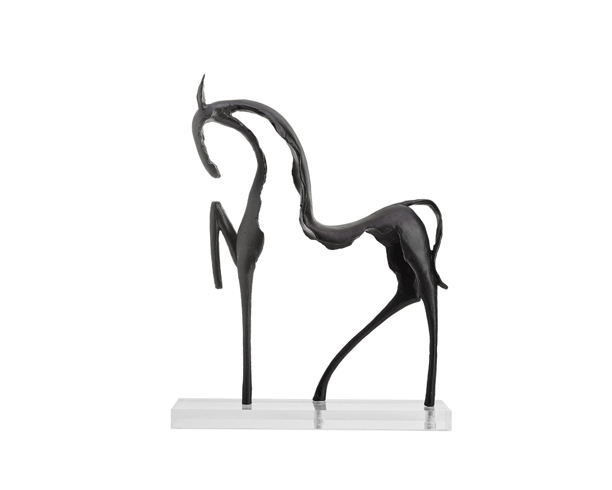 Equus Scultpure  - White/Black