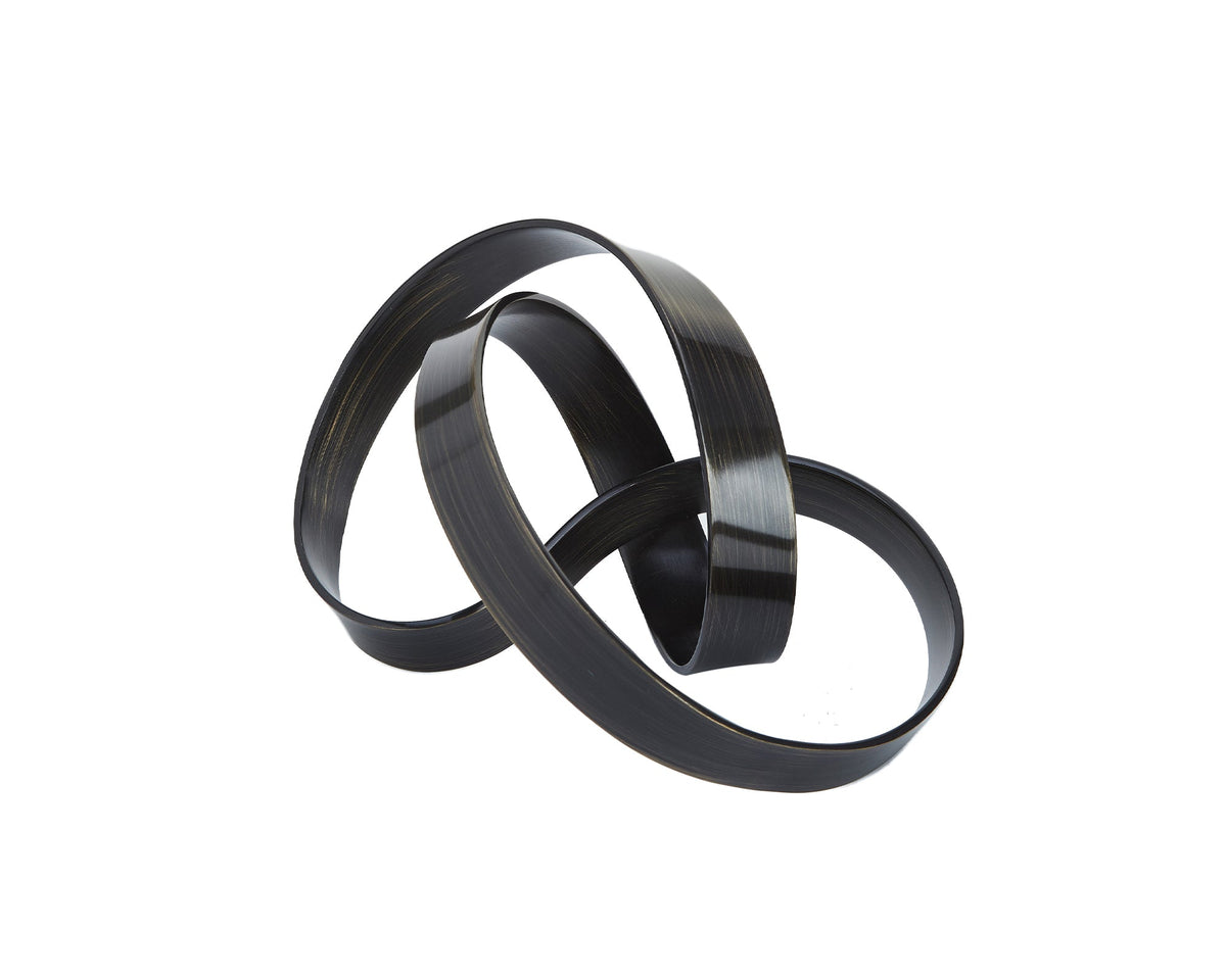 Moebius II Sculpture  - Black Titanium