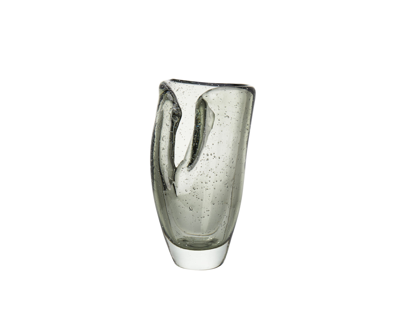 Elise Small Vase - Green Glass