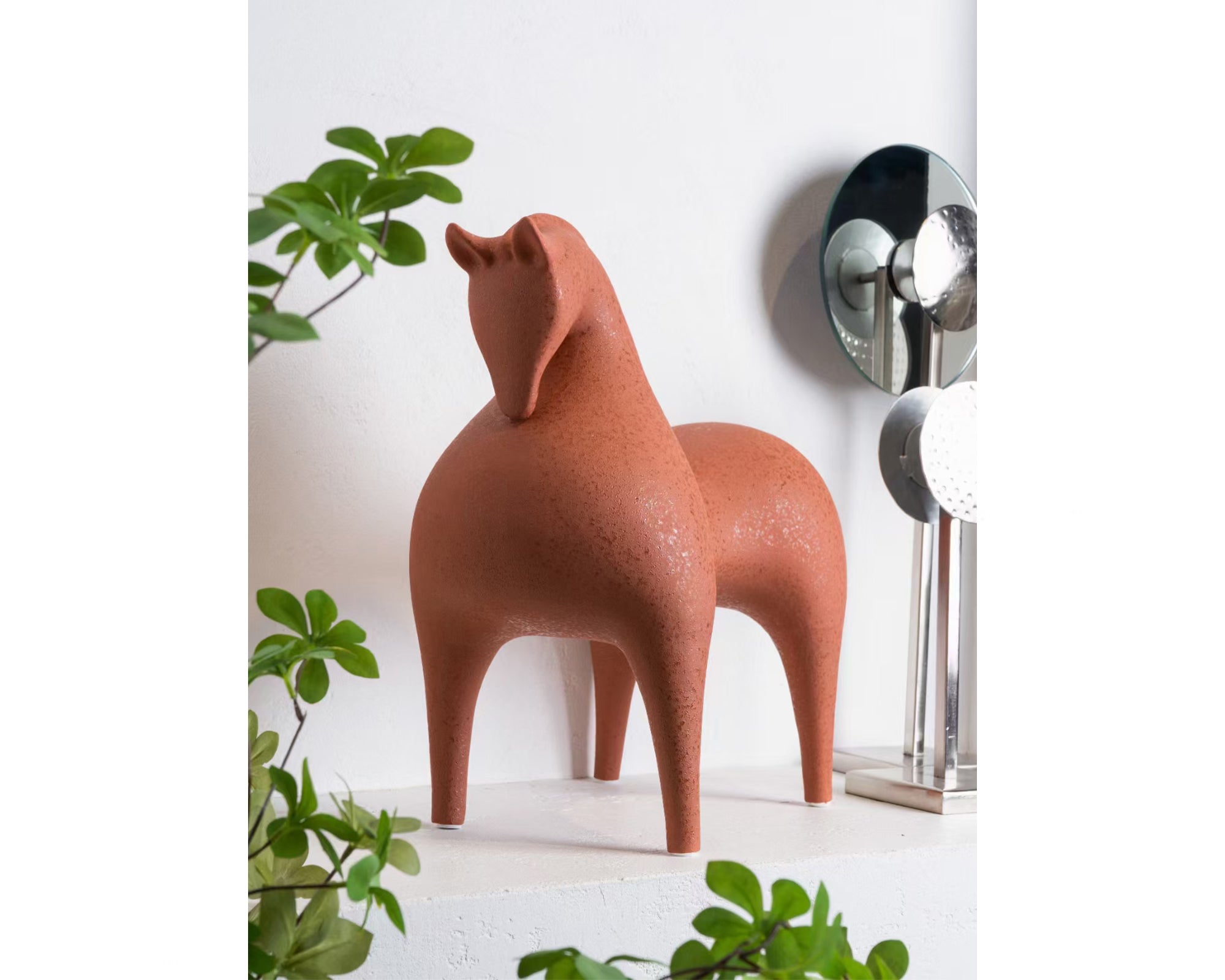 Alsen Sculpture - Earthy Red