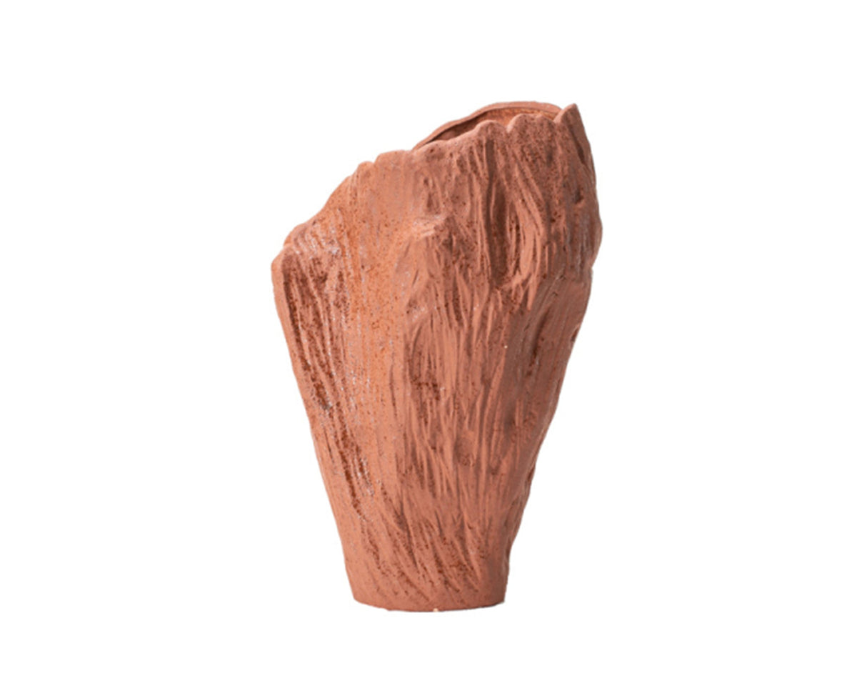 Merton Vase  -  Earthy Red
