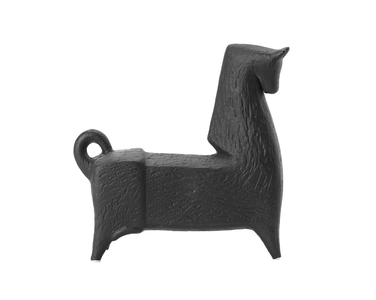 Ely Horse Sculpture - Black Ceramic