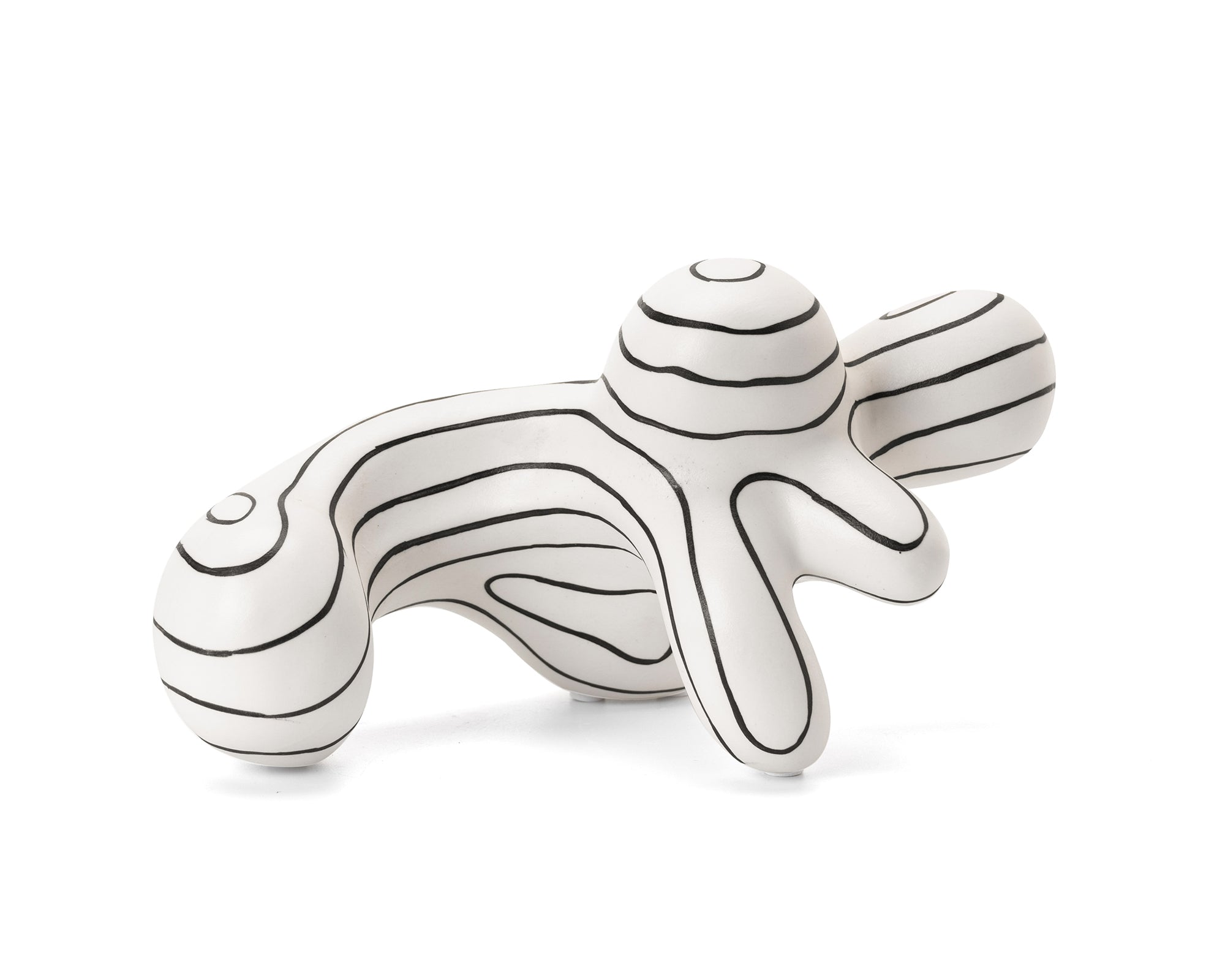 Cato I Sculpture - Black And White