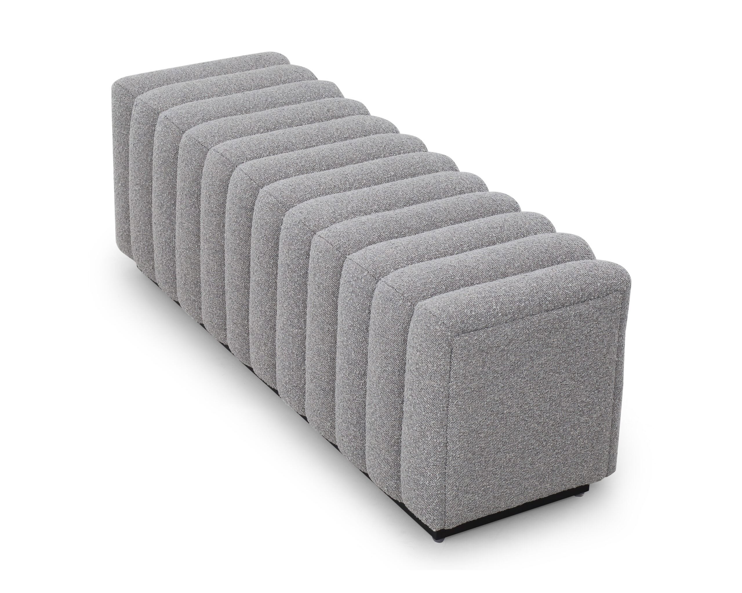 Kalum Bench  -  Boucle Grey