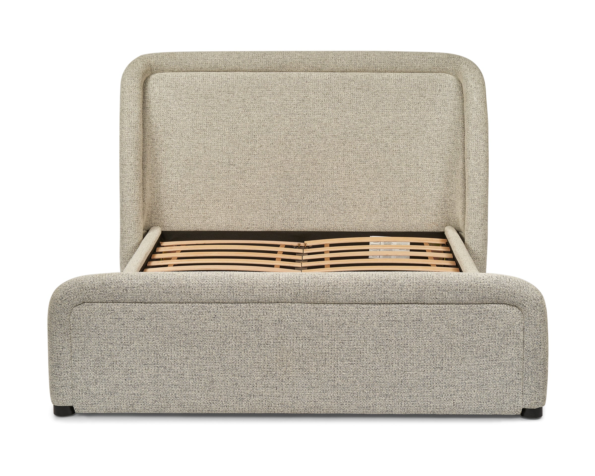 Calais King Size Bed - Colmer Silver Grain