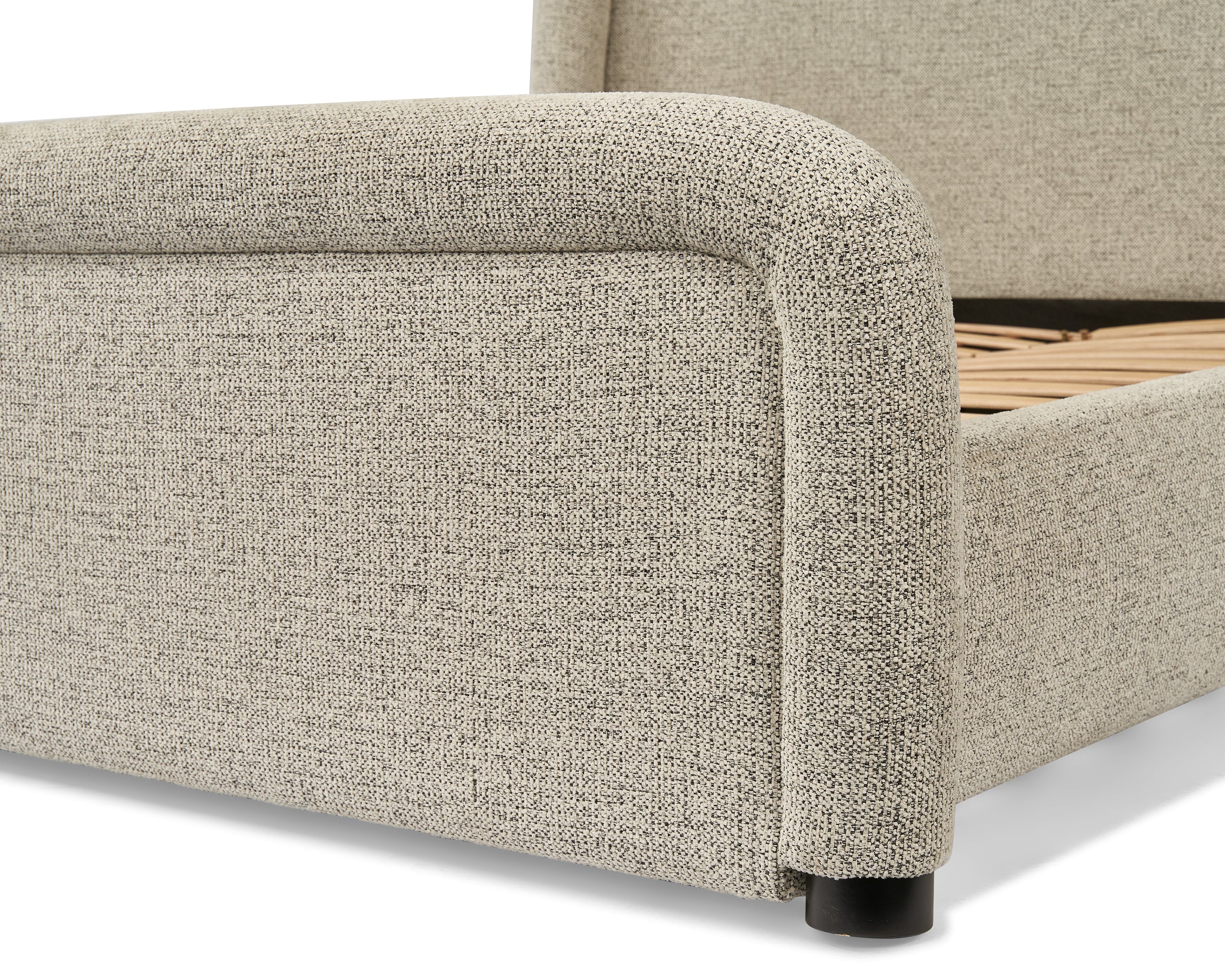 Calais King Size Bed - Colmer Silver Grain