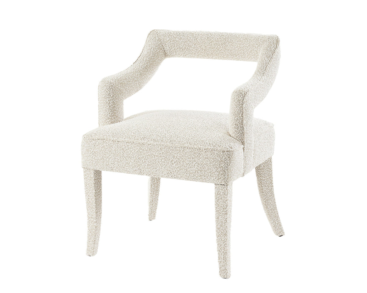 Calvin Dining Chair  -  Boucle Sand