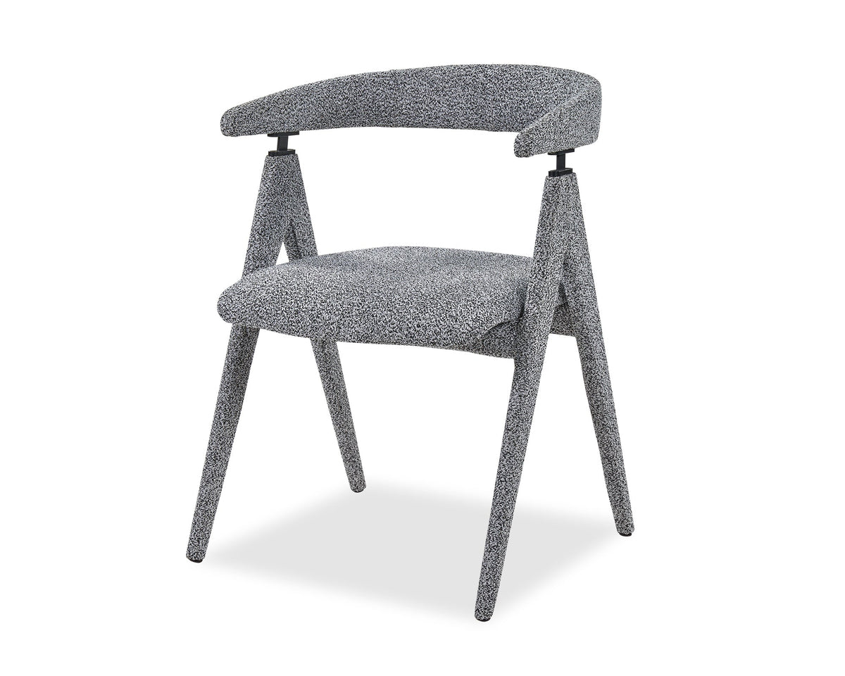 Kelly Dining Chair  -  Speckle Grey