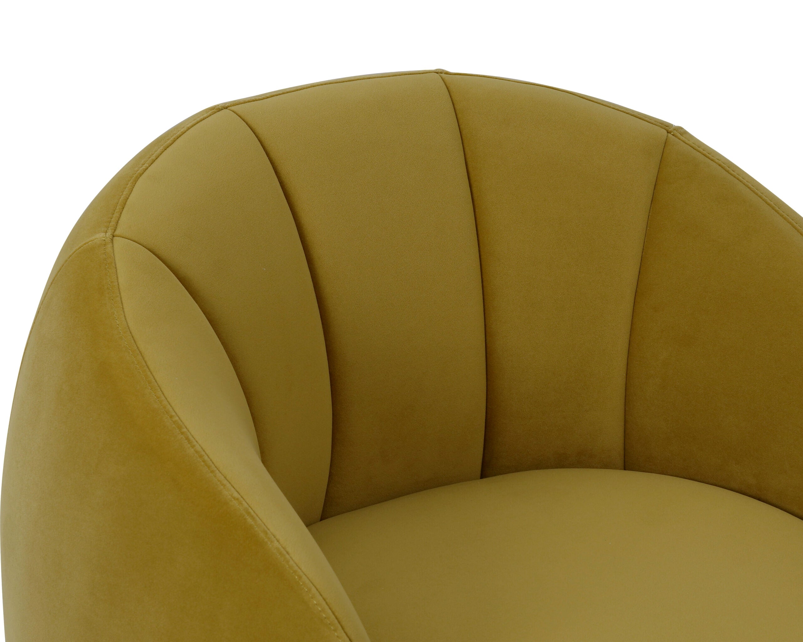 Bulpa Occasional Chair  - Kaster Mustard Velvet