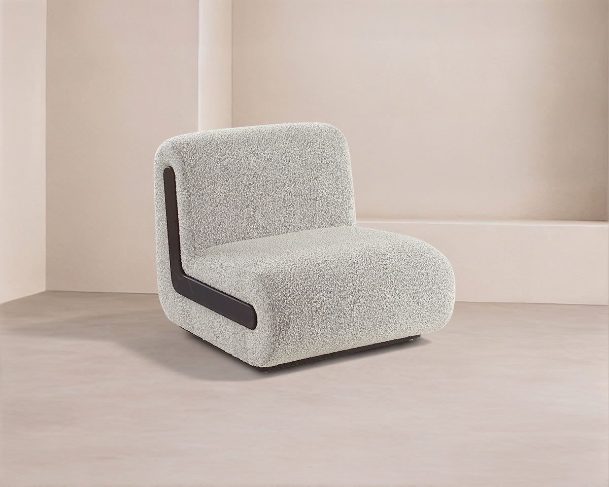 Bola Occasional Chair - Boucle Whisk & Black