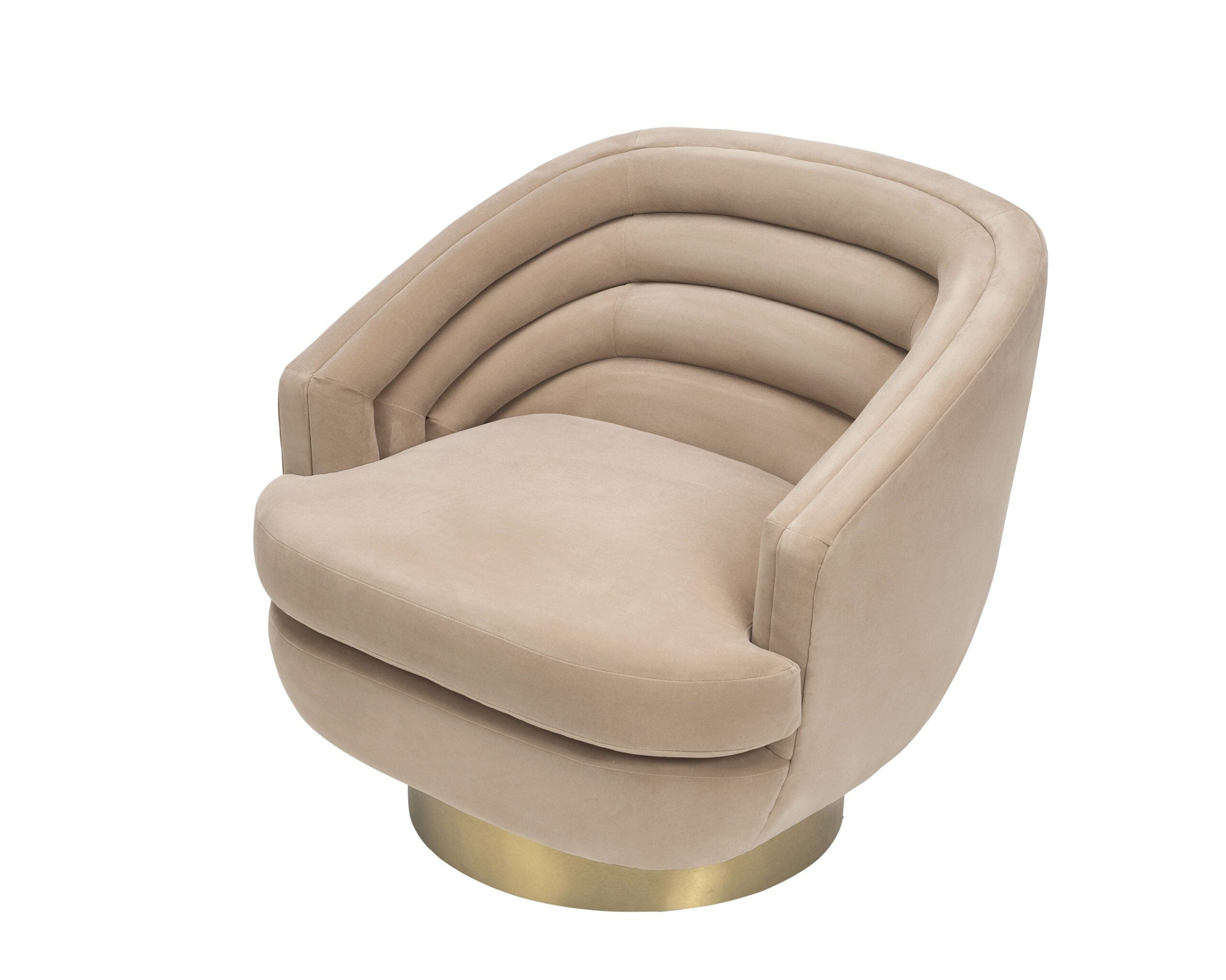 Wegner Occasional Chair   -  Oxford Latte Velvet