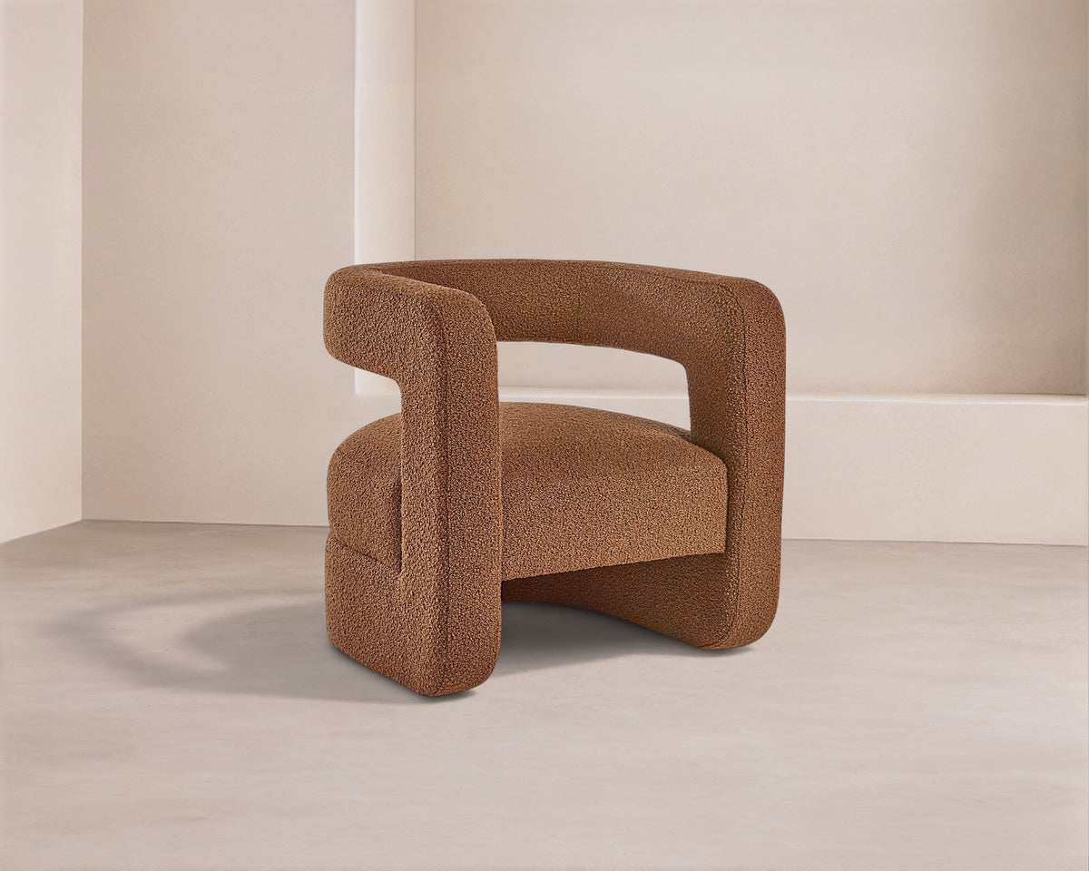 Minox Chair - Beau Clay Boucle