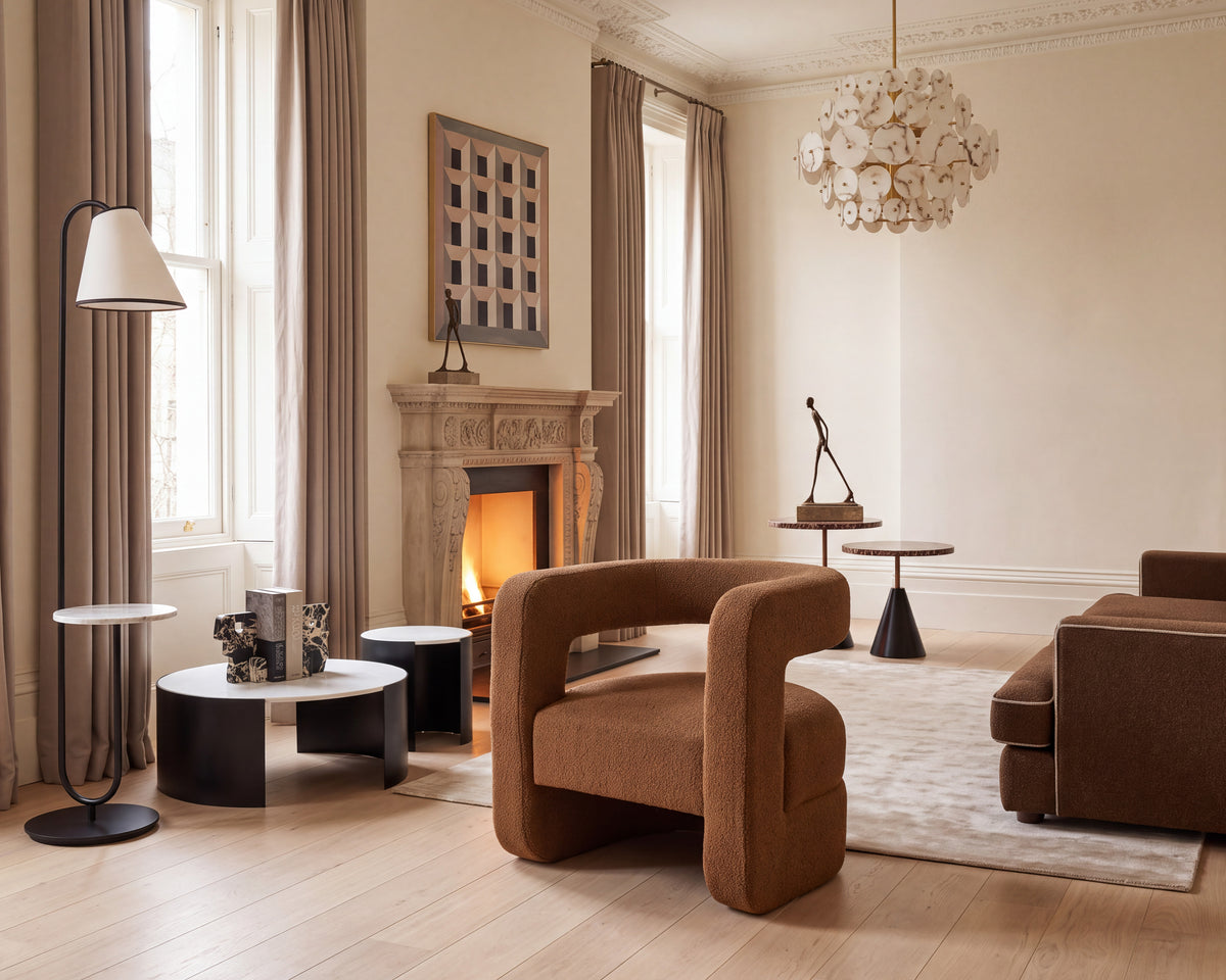 Minox Chair - Beau Clay Boucle