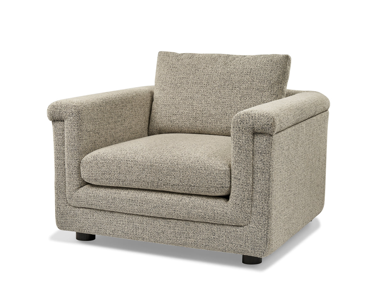Delta Occasional Chair - Colmer Silver Grain