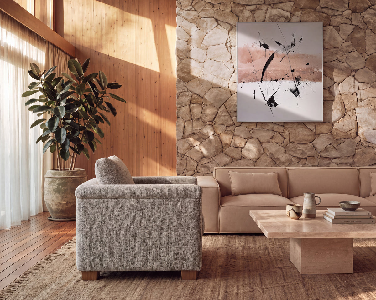 Delta Occasional Chair - Colmer Silver Grain