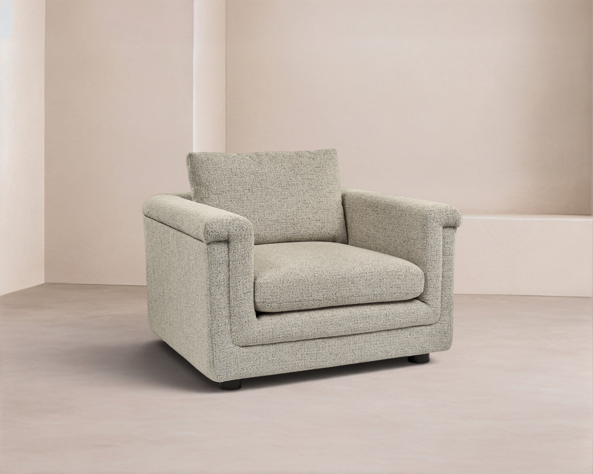 Delta Occasional Chair - Colmer Silver Grain