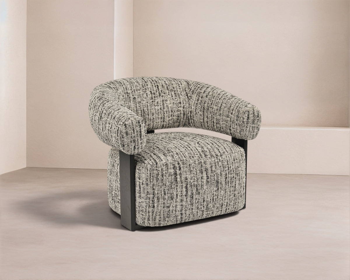 Botega Occasional Chair - Letto Grey/Ash Wood