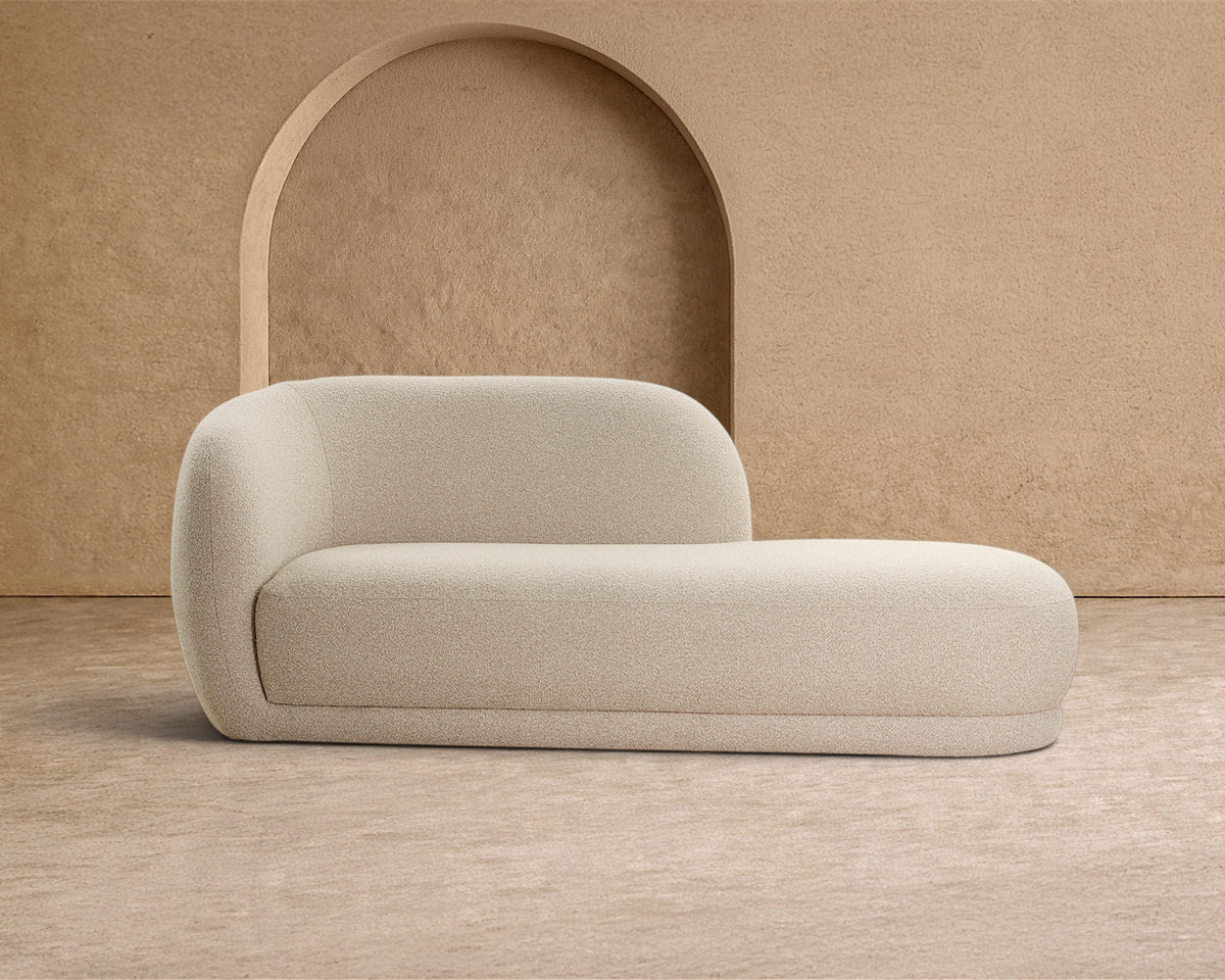 Curva Chaise Sofa - Capella Sand