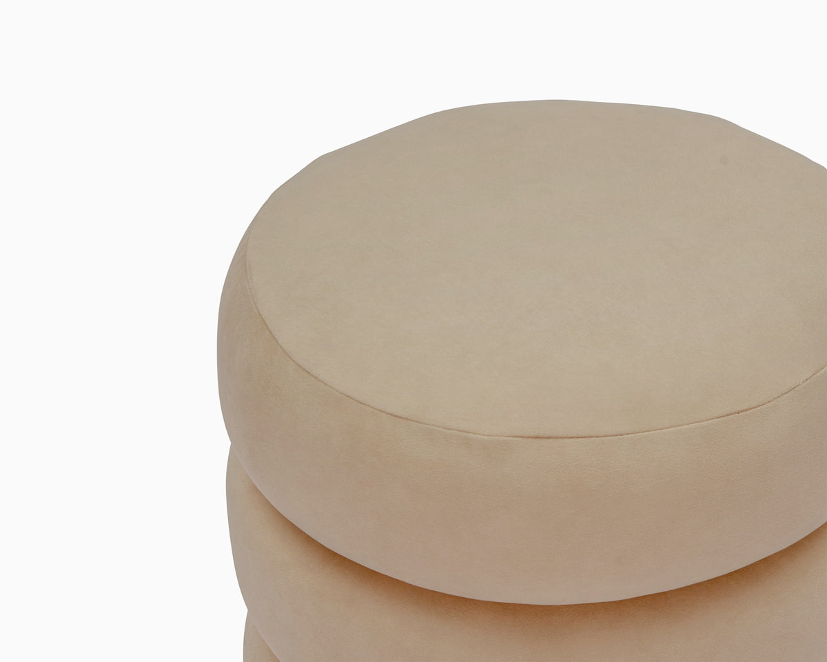 Trace Footstool - Hopper Desert | Natural Oak Solid Wood