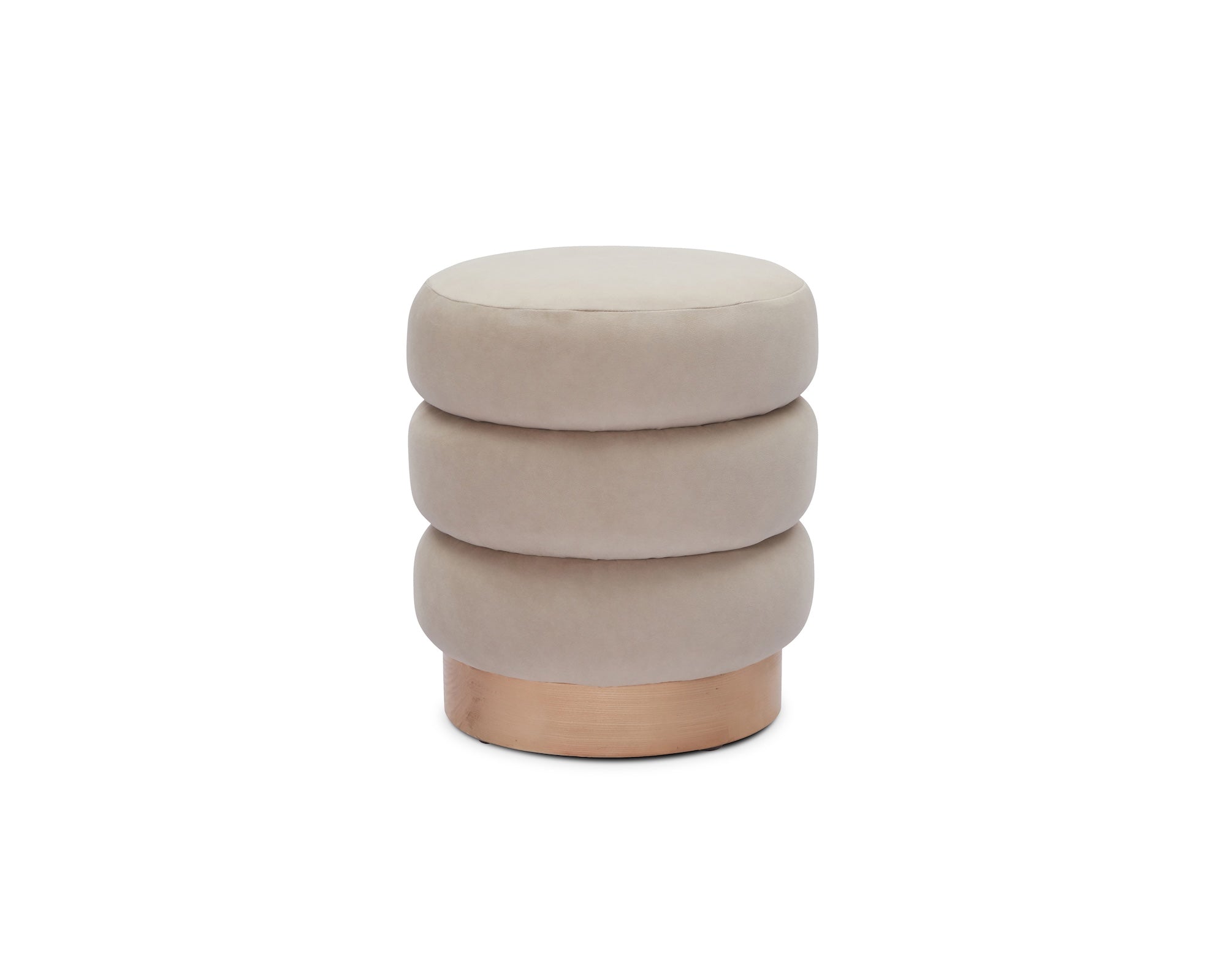 Trace Footstool - Hopper Desert | Natural Oak Solid Wood
