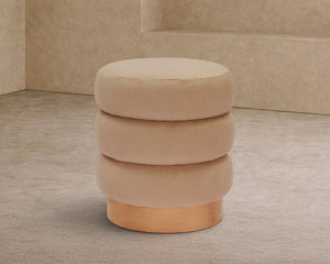 Trace Footstool - Hopper Desert | Natural Oak Solid Wood