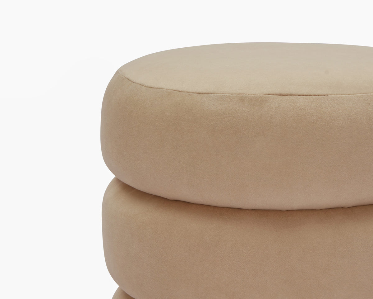 Trace Footstool - Hopper Desert | Natural Oak Solid Wood