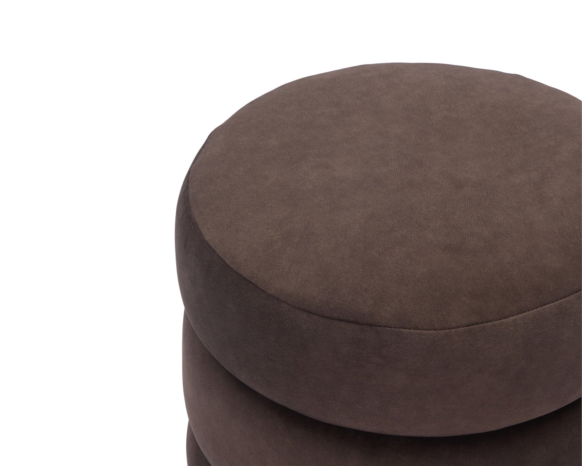 Trace Footstool - Hopper Terra | Mid Brown Oak Solid Wood